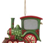Babbo Natale su Treno Appendino Natalizio - Jim Shore