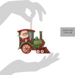 Babbo Natale su Treno Appendino Natalizio - Jim Shore