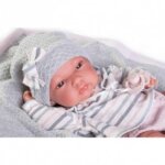 Bambola Baby Toneta Toquilla Gris - Antonio Juan