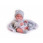 Bambola Baby Toneta Toquilla Gris - Antonio Juan