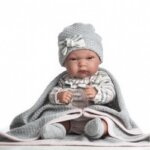 Bambola Baby Toneta Toquilla Gris - Antonio Juan