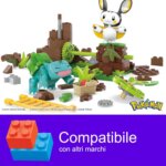 Pokemon Bosco Emulga e Bulbasaur costruzioni - Mattel