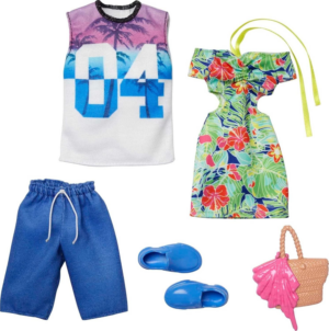 Abiti Barbie e Ken Beach Pack - Mattel