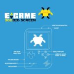 E Game 300 Big Screen Gioco Portatile - Radiocom