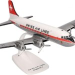 Swiss Airlines Geneve Douglas DC-4 - Herpa