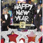 Occhiali Happy New Year Argento - Widmann