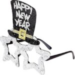 Occhiali Happy New Year Argento - Widmann