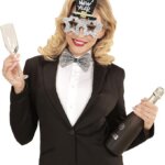 Occhiali Happy New Year Argento - Widmann