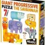 Puzzle Progressivo Gigante Savana - Headu