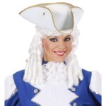 Cappello Tricorno Bianco in Feltro - Widmann
