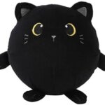 Cuscino Squishy Gatto Nero - iTotal