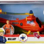 Elicottero Wallaby con Personaggio Sam il Pompiere - Simba