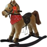Cavallo a Dondolo con Suoni Marrone - Sport One