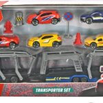 Transporter Set con 5 Auto - Simba