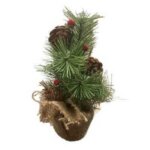 Albero Pino C base Juta 27cm - Agrusti