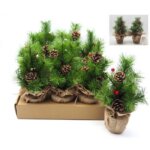 Albero Pino C base Juta 27cm - Agrusti