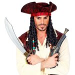 Tricorno Pirata con bandana e Dreadloc - Widmann