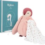 Pinguino Coccoloso da Baciare Rosa -Kaloo