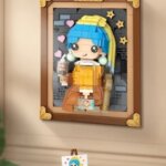 Mini Mattoncini Ragazza con Orecchini - ITN La Giraffa
