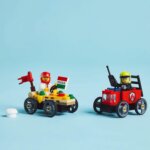60458 Pack Veicolo da Corsa Pizzaiolo contro Pompiere - Lego
