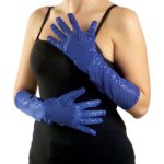 Guanti in Paillettes 41 cm - Widmann