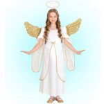 Abito Angelo 128 cm 5/7 anni- Widmann