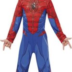 Abito Spiderman con Muscoli e Maschera 7/8 Anni - Rubie' s