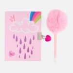 Diario con Penna Pompom Cloud - Seven