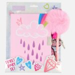Diario con Penna Pompom Cloud - Seven