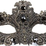 Maschera Noblesse in Pizzo Oro Antico - Widmann