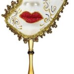 Maschera Marquise De Sade con Bastoncino - Widmann