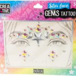 Star Face Gems Tattoo - Nice
