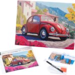 Diamantiny Quadro Maggiolino Rosso - Nice