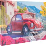 Diamantiny Quadro Maggiolino Rosso - Nice