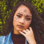 Star Face Gems Tattoo - Nice