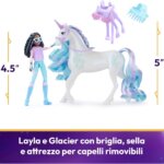 Layla e Glacier Unicorn Academy - Spin Master
