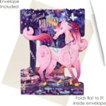 Swing Card Magical Birthday Unicorn - Santoro
