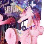 Swing Card Magical Birthday Unicorn - Santoro