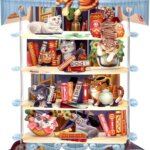 Swing Card Gatto nella Libreria - Santoro