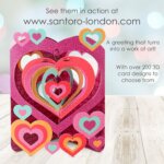 Swing Card Love - Santoro