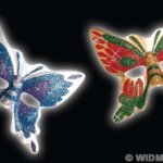 Maschera Farfalla Glitter - Widmann