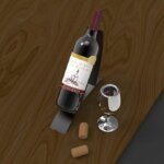 Portachiavi Bottiglia di Vino - Ediglam
