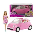 Barbie con Fiat 500- Mattel