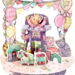 Biglietto Girevole Baby Girl - Santoro