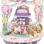 Biglietto Girevole Baby Girl - Santoro