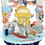 Biglietto Girevole Baby Boy - Santoro