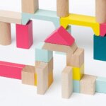 Secchiello Blocchi in Legno 50 pz - Maggio