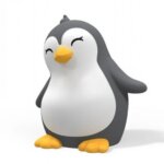 Lampada Led Pinguino in Silicone - Dhink