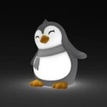 Lampada Led Pinguino in Silicone - Dhink