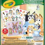 Album Adesivi Colori Bluey - Crayola
